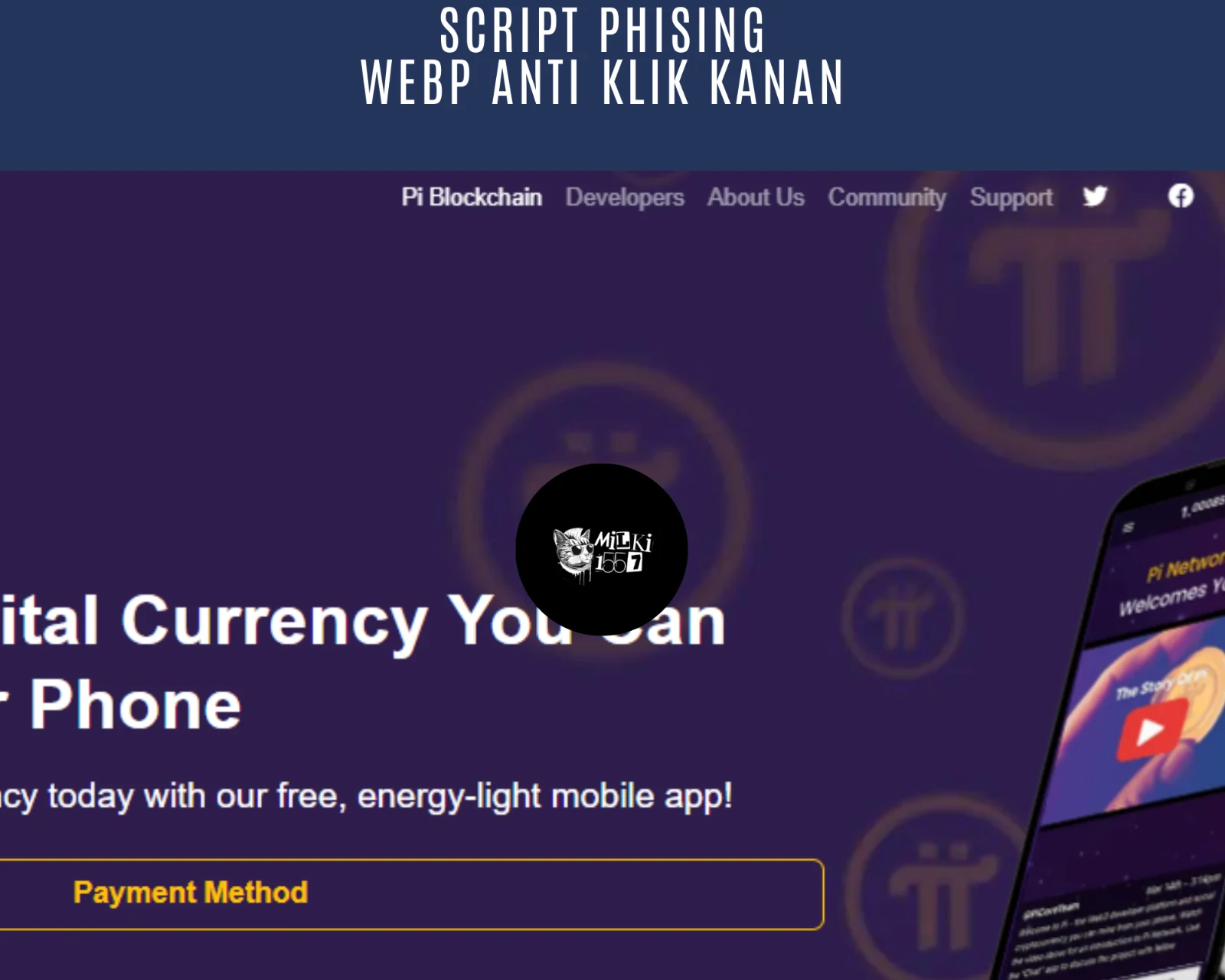 Jasa Pembuatan WebP Bergaransi ( PART 37 ) - Phising Website