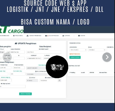 Aplikasi software Logistik berbasis web yang dapat diakses dimana saja - Website Custom