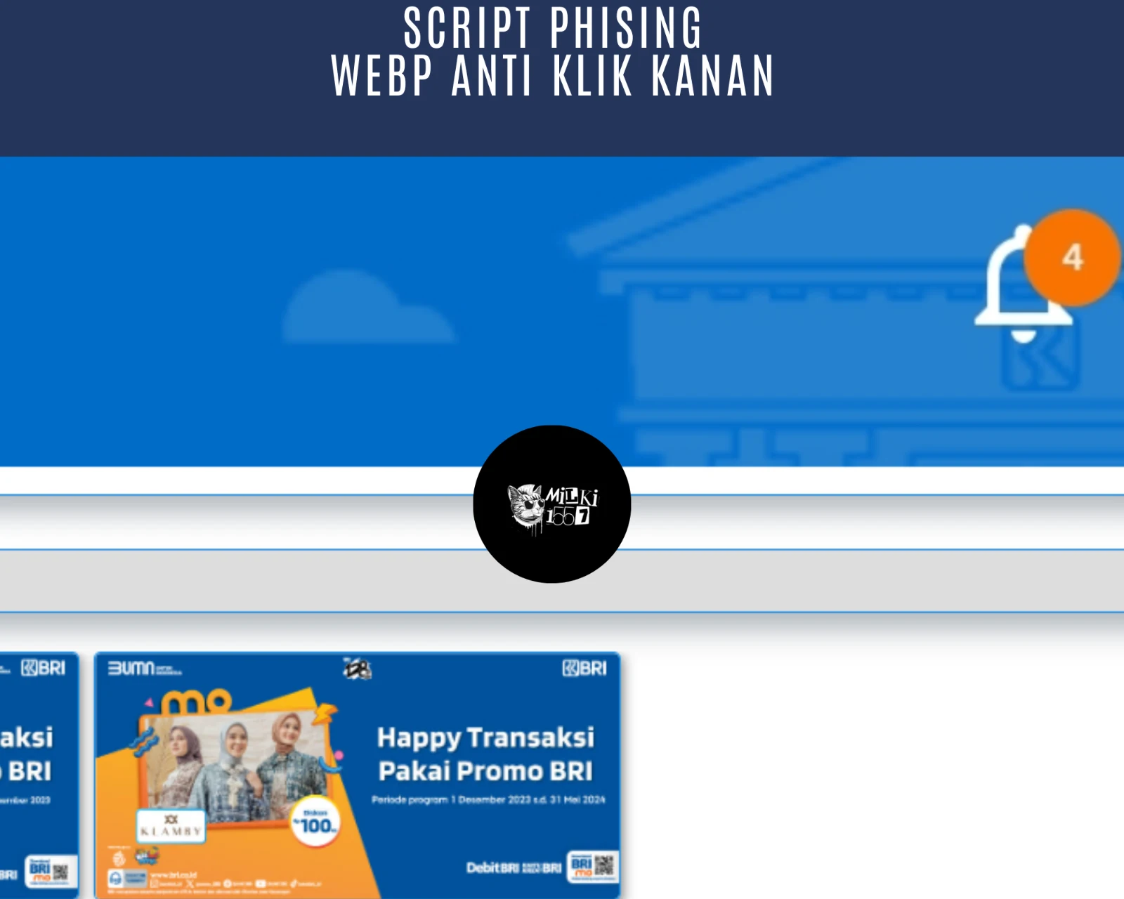 Jasa Pembuatan WebP Bergaransi ( PART 11 ) - Phising Website