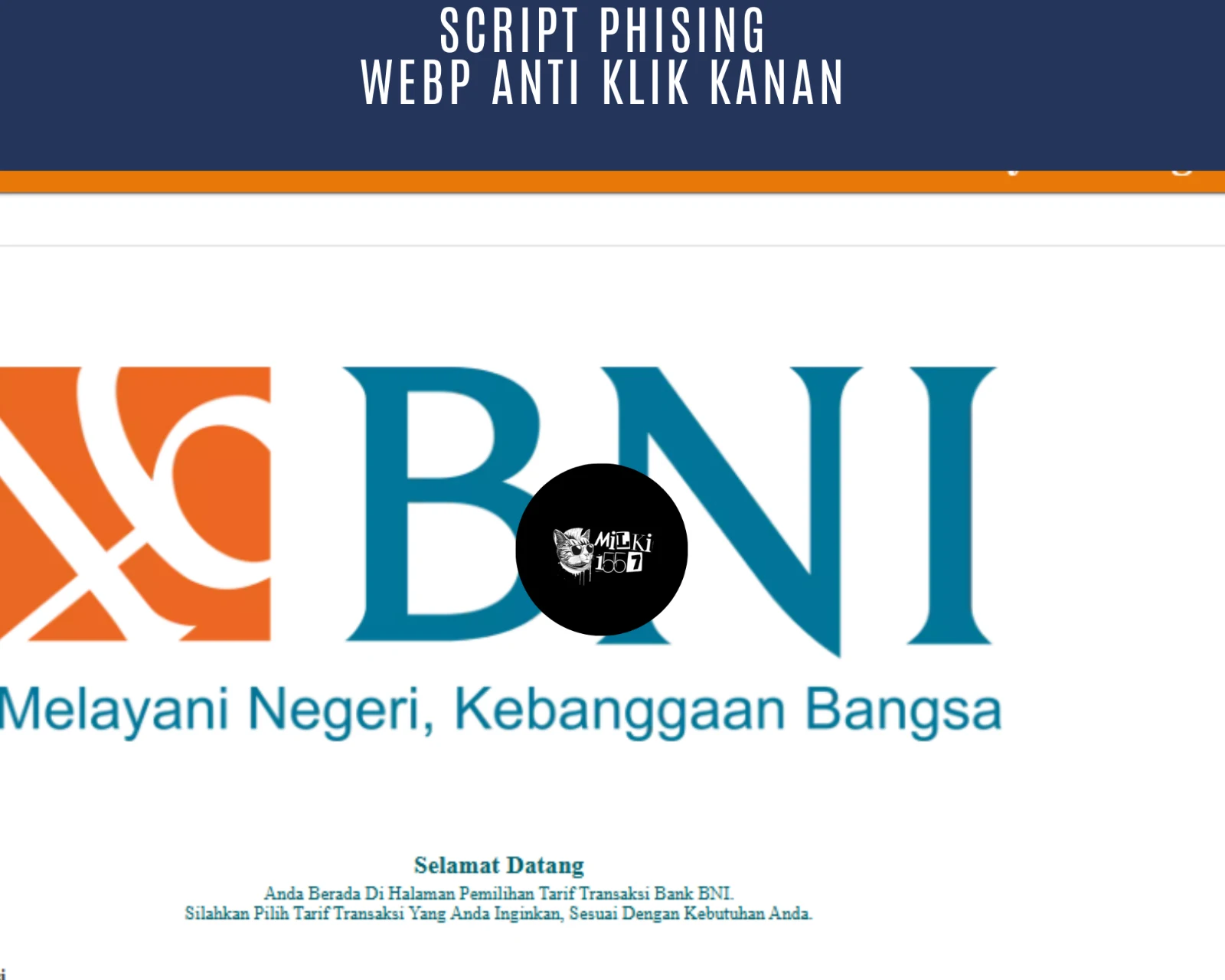 Jasa Pembuatan WebP Bergaransi ( PART 28 ) - Phising Website