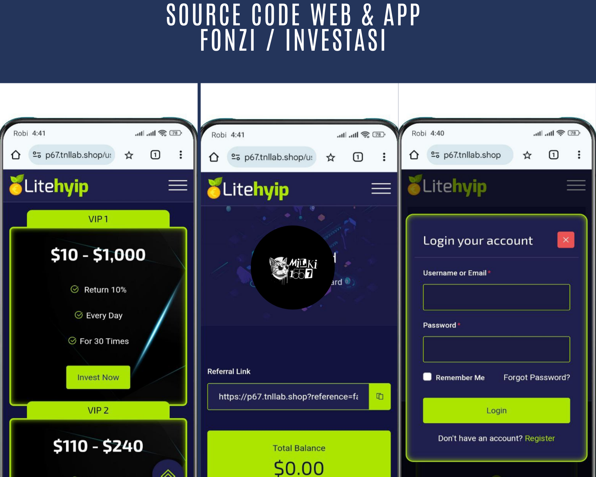 Terima Jasa Pembuatan Website Fonzi / Investasi ( PART 33 ) - Ponzi & Slot