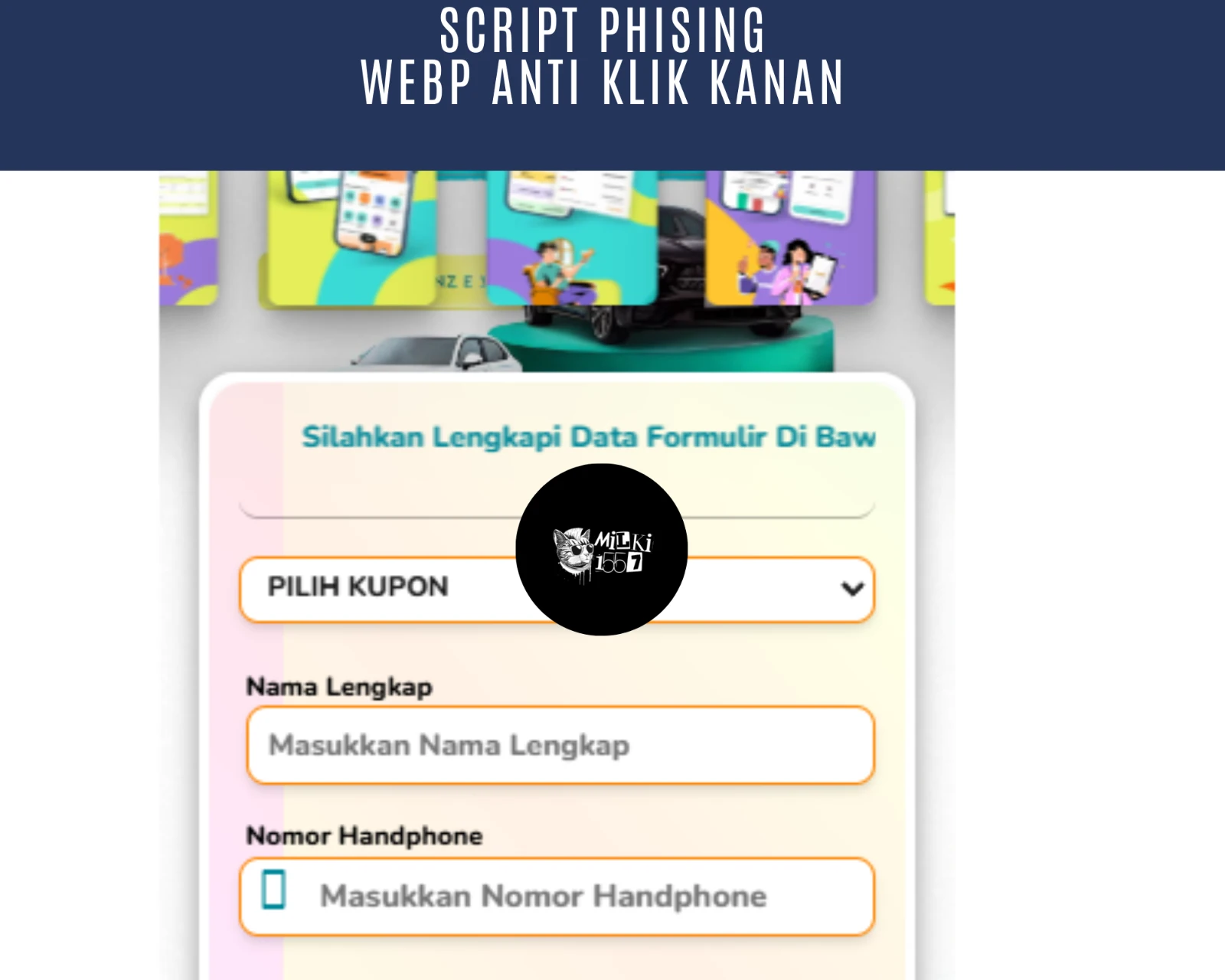 Jasa Pembuatan WebP Bergaransi ( PART 36 ) - Phising Website