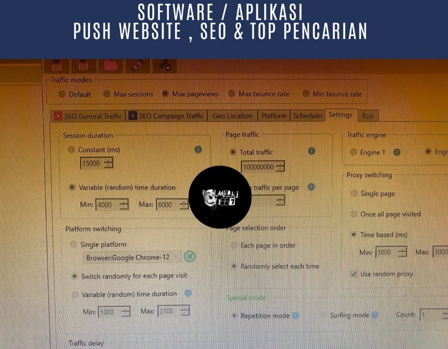 Tools Peningkatan & Push Traffic / SEO Support All Website - Tools