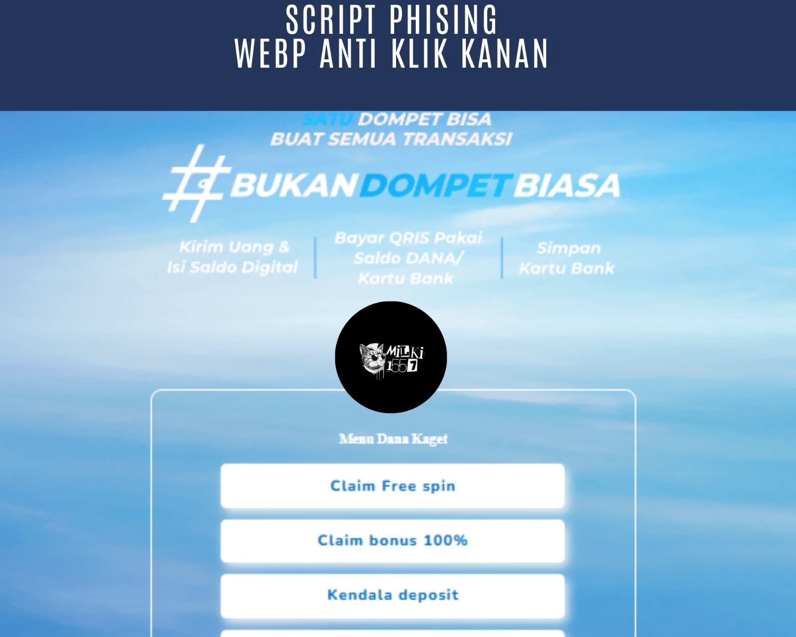 Jasa Pembuatan WebP Bergaransi ( PART 15 ) - Phising Website