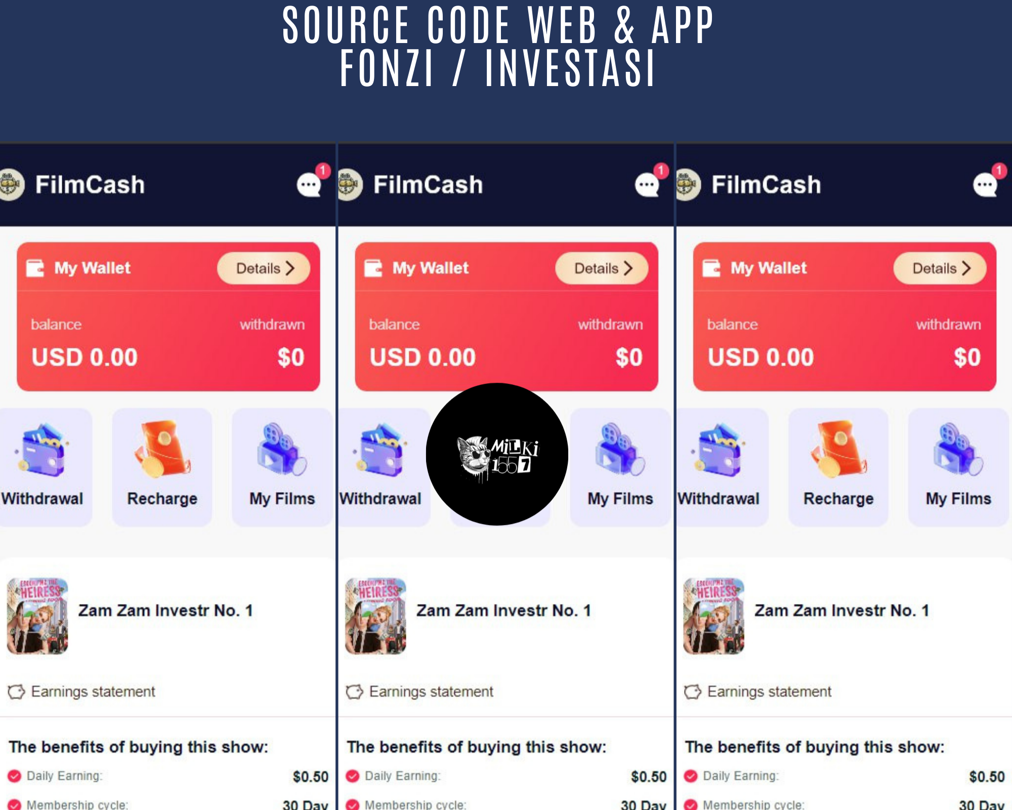 Terima Jasa Pembuatan Website Fonzi / Investasi ( PART 7 ) - Ponzi & Slot