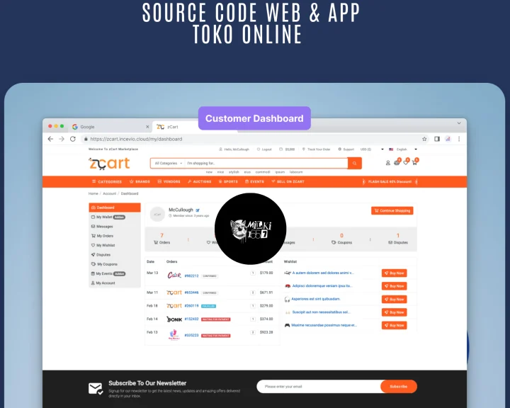 Website Marketplace / E-commerce ( V3 )